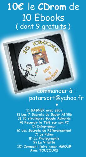 Cartoon: CD rom de 10 Ebooks  dont 9 grat (medium) by chatelain tagged ebooks