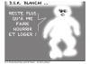 Cartoon: DSK blanchi (small) by chatelain tagged humour