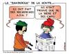 Cartoon: LA BANDEROLE DE LA HONTE (small) by chatelain tagged banderole,football,lenc,psg,