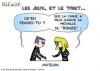 Cartoon: LES JEUX et (small) by chatelain tagged humour,tibet,jeux,patarsort,
