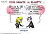 Cartoon: sauvons la planete (small) by chatelain tagged humour,planete,ecologie