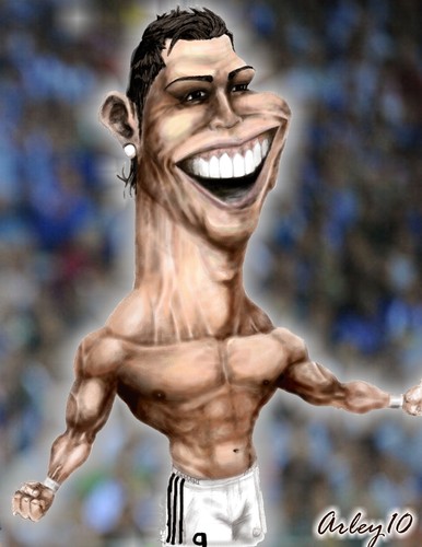 Cristiano Ronaldo By Arley | Sports Cartoon | TOONPOOL