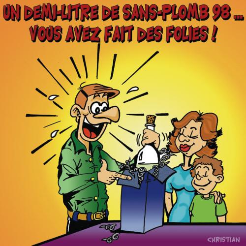 Cartoon: FETE DES PERES (medium) by CHRISTIAN tagged cadeaux,fete