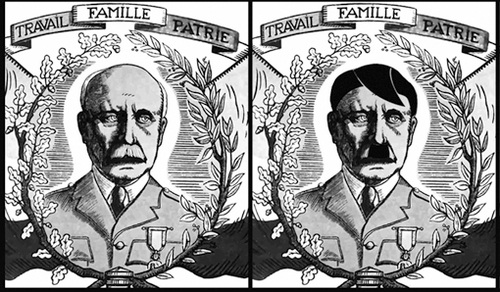 Cartoon: PETAIN .... (medium) by CHRISTIAN tagged philippe,petain