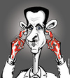 Cartoon: BACAHAR fait la sourde oreille (small) by CHRISTIAN tagged bacahar,el,assad,syrie,massacre,otan,onu