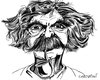 Cartoon: Mark TWAIN (small) by CHRISTIAN tagged mark,twain