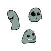 Cartoon: rocks rocks (small) by guarajeno tagged rocks,monster,planet,alien,space