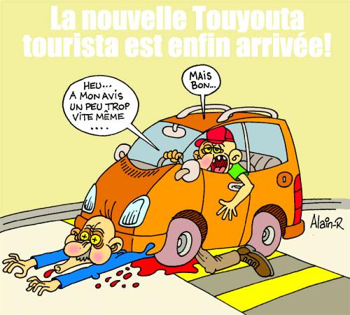 Cartoon: Touyouta Tourista (medium) by Alain-R tagged voiture