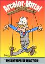 Cartoon: ArcelorMittal (small) by Alain-R tagged arcelor,mittal