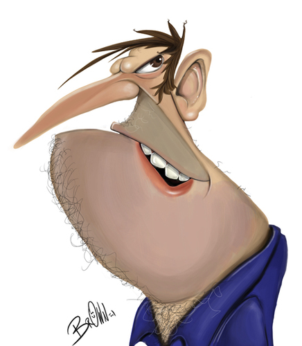 Cartoon: photoshop sketch (medium) by tooned tagged cartoon,caricature,illustration