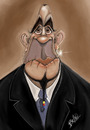 Cartoon: The man (small) by tooned tagged cartoons,caricature,illustrati
