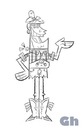 Cartoon: Fairly Odd Parents DAD (small) by Gordon Hammond tagged fairly,odd,parents