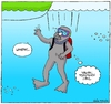 Cartoon: Fire Tube (small) by gultekinsavk tagged fire,dive,diver,tube,oxygen,o2,scuba,diving