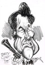 Cartoon: CLINT EASTWOOD (small) by Tim Leatherbarrow tagged clinteastwood,dirtyharry,magnum,films