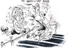 Cartoon: FASTER THAN LIGHT? (small) by Tim Leatherbarrow tagged light,neutrino,einstein,photon,lightspeed,relativety