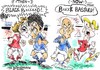 Cartoon: HISTORY OF FOOTBALL RACIST ABUSE (small) by Tim Leatherbarrow tagged football,racism,abuse