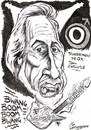 Cartoon: JOHN ENTWISTLE (small) by Tim Leatherbarrow tagged john,entwistle,who,bass,ox,thunderfingers