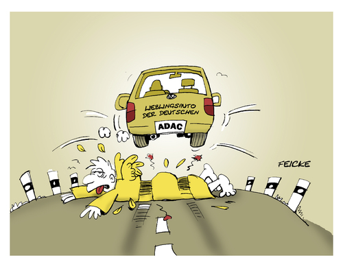 Cartoon: ADAC Liebling (medium) by FEICKE tagged auto,automobilclub,adac,kfz,verkauf,straßenverkehr,unfall,betrug,lieblingsauto,empfehlung,adac,automobilclub,auto,empfehlung,lieblingsauto,betrug,unfall,straßenverkehr,verkauf,kfz