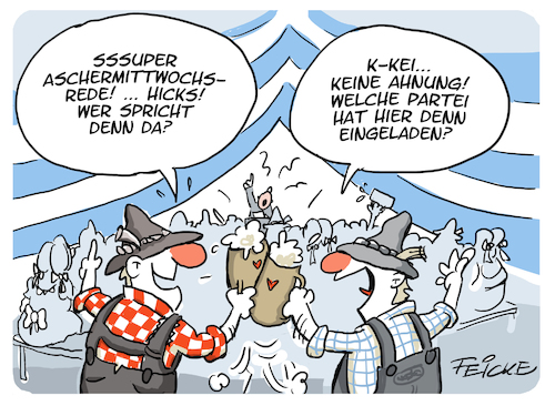 Cartoon: Aschermittwochsrede (medium) by FEICKE tagged politischer,aschermittwoch,rede,politiker,partei,politischer,aschermittwoch,rede,politiker,partei