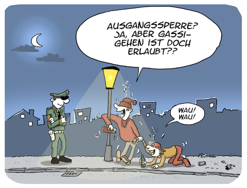 Ausgangssperre Gassi Ausgangssperre Gassi