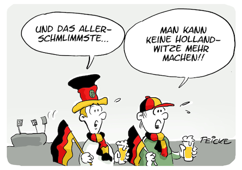 Cartoon: Das Schlimmste am Ausscheiden (medium) by FEICKE tagged dfb,deutschland,holland,fussball,nations,league,dfb,deutschland,holland,fussball,nations,league