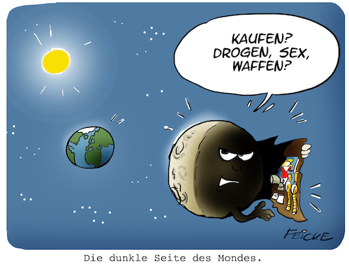 Die dunkle Seite des Mondes