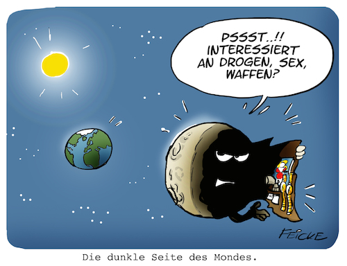 Die dunkle Seite des Mondes