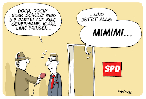 Cartoon: Eine Linie (medium) by FEICKE tagged groko,bundestag,wahl,kanzler,regierung,spd,cdu,absage,haltung,linie,groko,bundestag,wahl,kanzler,regierung,spd,cdu,absage,haltung,linie