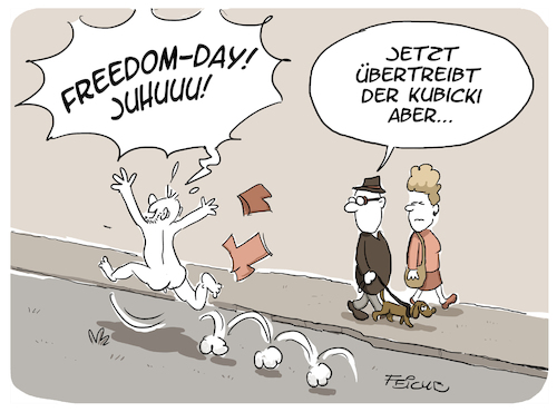 Cartoon: Freedomday Kubicki (medium) by FEICKE tagged corona,pandemie,welle,omikron,delta,wand,2022,anstieg,kubicki,freedom,day,fdp,liberale,lockerungen,corona,pandemie,welle,omikron,delta,wand,2022,anstieg,kubicki,freedom,day,fdp,liberale,lockerungen