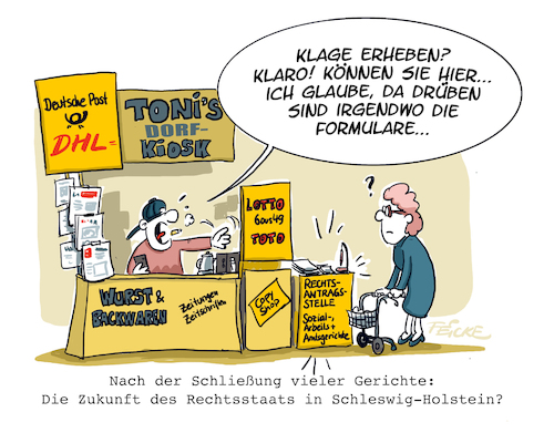 Gerichtsschließungen in SH Gerichtsschließungen in SH