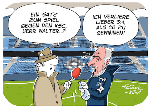 HSV - Tim Walter zum KSC-Spiel HSV - Tim Walter zum KSC-Spiel