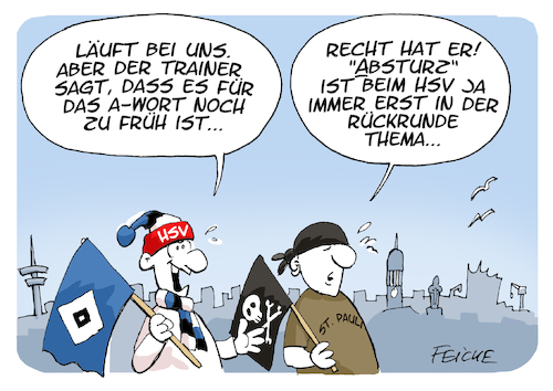 Cartoon: HSV A-Wort (medium) by FEICKE tagged hsv,hamburg,sportverein,fussball,bundesliga,aufstieg,absturz,niederlage,hsv,hamburg,sportverein,fussball,bundesliga,aufstieg,absturz,niederlage