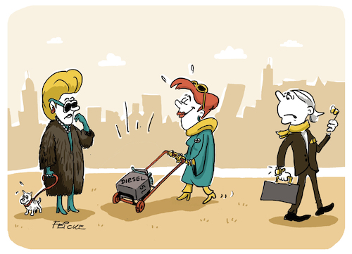 Cartoon: Luxusdiesel (medium) by FEICKE tagged putin,erdöl,krise,krieg,ukraine,energie,preis,benzin,diesel,luxus,putin,erdöl,krise,krieg,ukraine,energie,preis,benzin,diesel,luxus