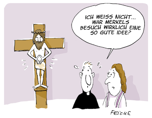 Merkel auf Kirchentag Merkel auf Kirchentag