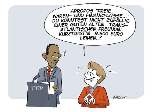 Merkel ud Obama