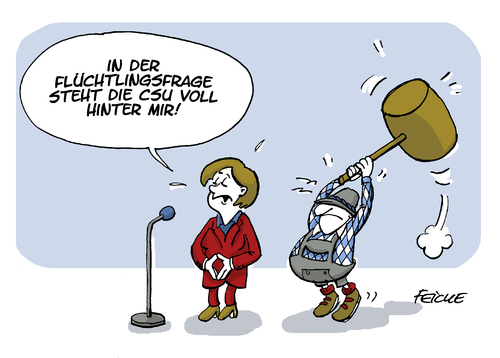 Merkel und CSU Merkel und CSU