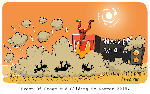 Mud Sliding in Wacken Mud Sliding in Wacken