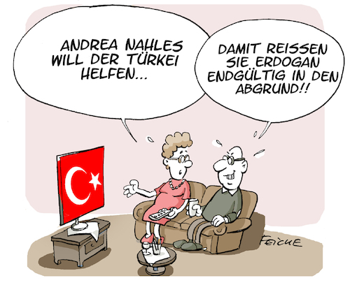 Nahles will Türkei helfen Nahles will Türkei helfen