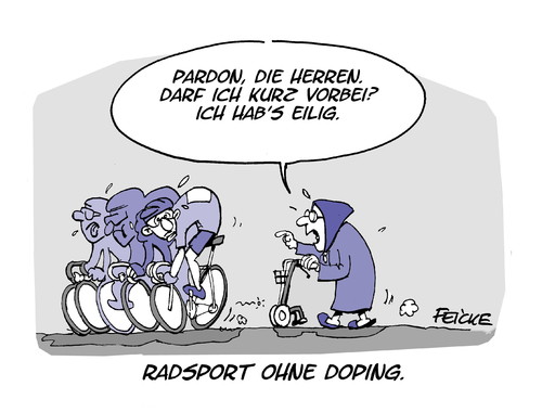 Cartoon: Ohne Doping (medium) by FEICKE tagged interview,untersuchung,blutdoping,drogen,illegal,france,de,tour,radrennen,radsport,fahrrad,dopingsünder,doping,armstrong,lance,lance,armstrong,doping,dopingsünder,fahrrad,radsport,radrennen,tour,de,france,illegal,drogen,blutdoping,untersuchung,interview