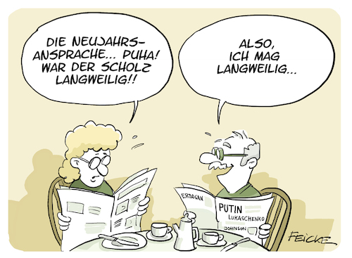 Scholz langweilig Scholz langweilig