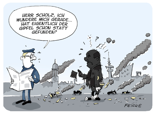 Scholz nach dem Gipfel Scholz nach dem Gipfel