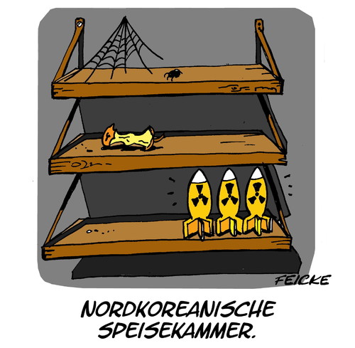 Speisekammer in Nordkorea Speisekammer in Nordkorea