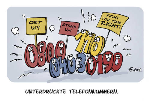 Cartoon: telefonnummer (medium) by FEICKE tagged telefon,handy,mobile,nummer,rebellion,revolution,aufstand,unterdrückung,telefon,handy,mobile,nummer,rebellion,revolution,aufstand,unterdrückung