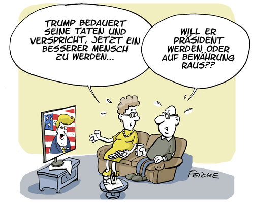 Trumps Entschuldigung