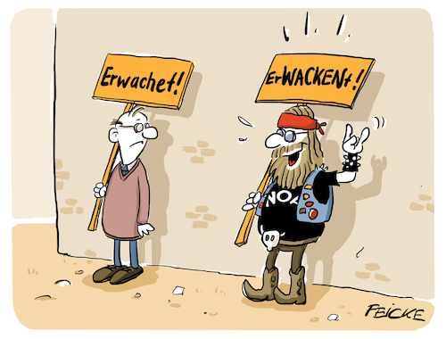 Cartoon: Wacken erwackent (medium) by FEICKE tagged wacken,open,air,heavy,metal,festival,hard,rock,konzert,musik,wacken,open,air,heavy,metal,festival,hard,rock,konzert,musik