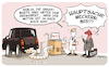 Cartoon: Abgastest (small) by FEICKE tagged vw,volkswagen,mercedes,benz,audi,winterkorn,abgas,skandal,umwelt,klima,zerstörung,grenzwert,test,betrug,manipulation