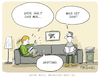 Cartoon: Abstandswitz (small) by FEICKE tagged abstand,witz,corona,gesundheit,regelung