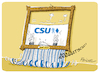 Cartoon: Bavariansky (small) by FEICKE tagged bayern,landtagswahl,söder,seehofer,bansky,csu,kunst