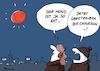 Cartoon: Blutmond (small) by FEICKE tagged mond,landung,china,blutmond,rot