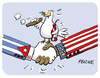 Cuba Usa handshake